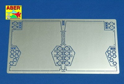 Aber 1/16 Tiger I Early/Late Side Exhaust Covers Tamiya 16007