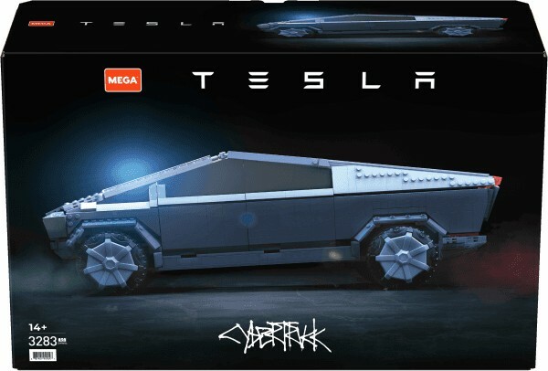 2021 MATTEL CREATIONS TESLA MEGA BLOCKS CYBERTRUCK 3283 PCS. FACTORY