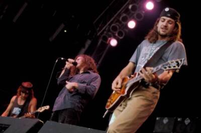 Jeff Ament And Pearl Jam And Eddie Vedder And Stone Gossard, L-R: - Old Photo 2