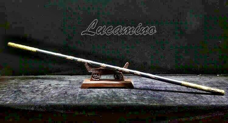 Sporting Goods New Wooden Monkey King Staff Kungfu Wushu Shaolin Stick Monkey Cudgels Carving Martial Arts Weapons