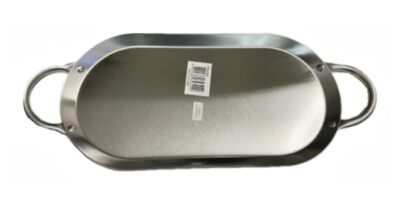 Mexican Style Comal Plano Griddle Acero Flat Grill Stainless Steel Oval Cuadr...