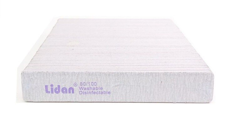 48 Lime Rettangolari Bilaterale Grana 80/100 Ricostruzione Unghie Manicure cir