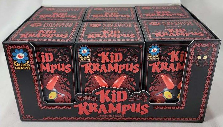 Kaleidos Creative Kid Krampus Blind Box Mini Figure Case of 6 Sealed Collectible