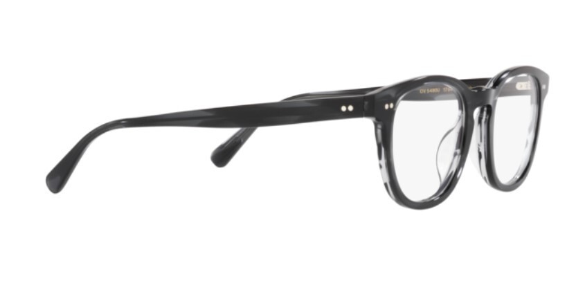 Pre-owned Oliver Peoples 0ov5480u Kisho 1734 Dark Blue Smoke Blue Unisex Pillow Eyeglasses In Clear