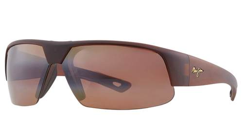Pre-owned Maui Jim Switchbacks Mj 523-26m Matte Rootbeer Hcl Bronze Polarized Sunglasses