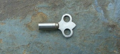 Antique Plated Brass Banjo Key 1/4 Inch Hex  Antique Brass Banjo Key 1/4 Inch