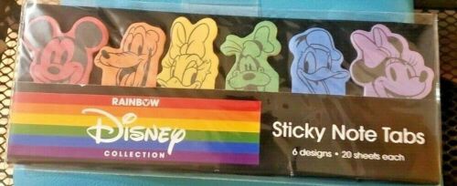 Disney Rainbow Sticky Note Tabs ~ Pride Month 2021 ~ New