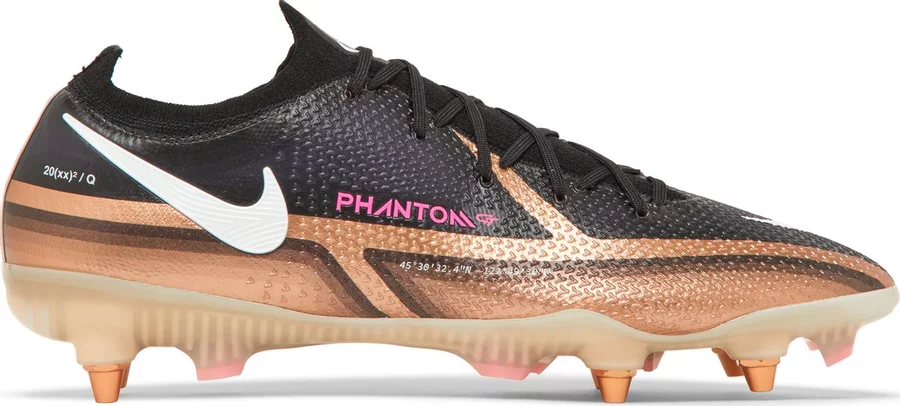 Бутсы Nike Phantom GT2 Elite SG-Pro AC Металлические медно-черные DR5956-811 Мужские 9