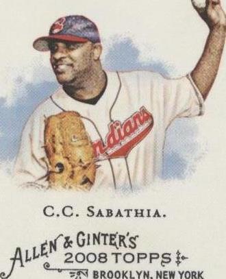 2008 Topps Allen & Ginter's - C.C. Sabathia #5