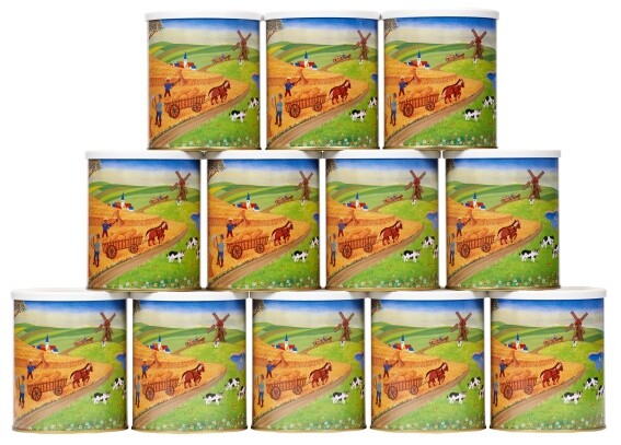 (4,96 EUR/kg) 36x 500g Dosenbrot dauerland Mix Pumpernickel Roggenvollkorn