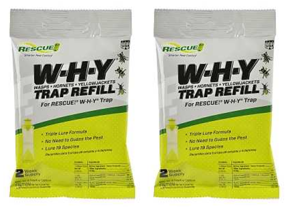 RESCUE! WHYTA Non-Toxic Wasp, Hornet, Yellowjacket Trap Refill - 2 PACK