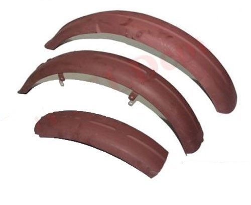Front & Rear Mudguard Fender Set Bare Metal Matchless G3l Rigid Frame 