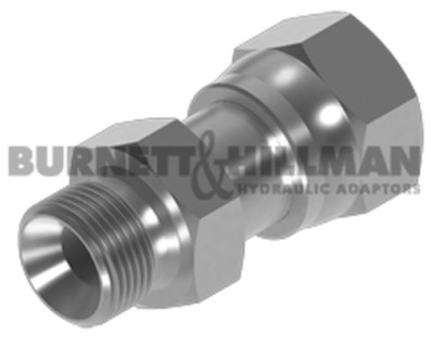 Burnett & Hillman BSP Male x ORFS Swivel Female O Ring Face Seal Adaptor