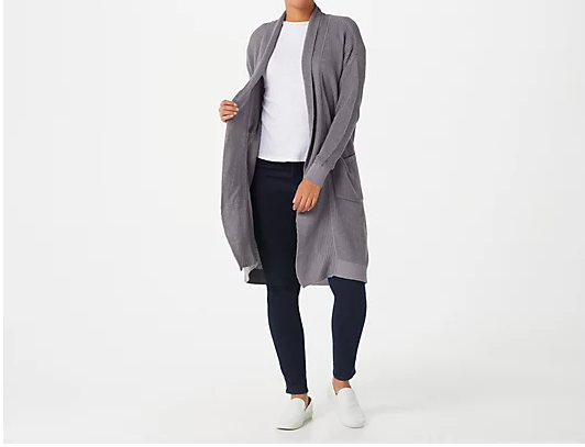 Seed to Style Women Organic Cotton Long Cardigan Sweater