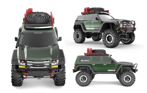 Redcat Racing Everest Gen7 Pro 1/10 Off-Road Brushed RTR Black Truck Silver Body