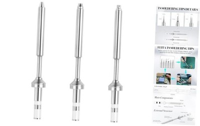 Pinecil TS100 Soldering Iron Tips Replacement for Mini TS-I/BC2/KU 3pcs