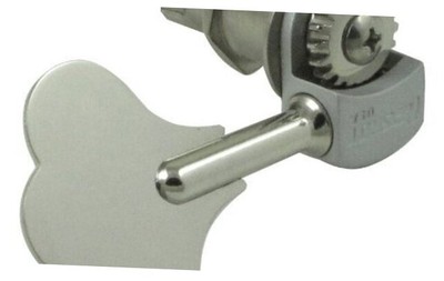 Tuner - Hipshot, Ultralite Clover, 1/2'' Bass, chrome, Orientation: Bass Side 