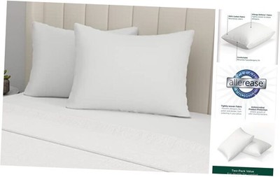AllerEase Cotton Fresh Odor Neutralizing Allergy Defense Bed Pillow - 2 King