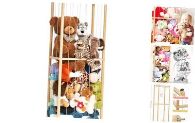 Extra Large Stuffed Animal Zoo Storage,59" Tall Wooden Stuff