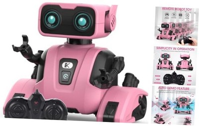 Robot Toys for Girls Boys - Remote Control Robots for Kids,RC Robots with Pink