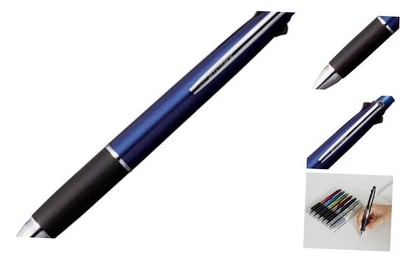 Uni Jetstream 0.7 mm Ballpoint Multi Pen and 0.5 mm 1 Count (Pack of 1) Navy