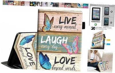 Case for All-New Kindle Fire 7 Tablet (12th Inspirational Quote Live Laugh Love