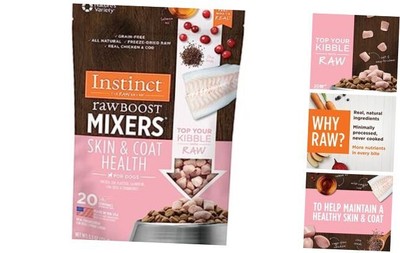  Raw Boost Mixers Freeze Dried Dog Food Topper Grain Free with Functional 