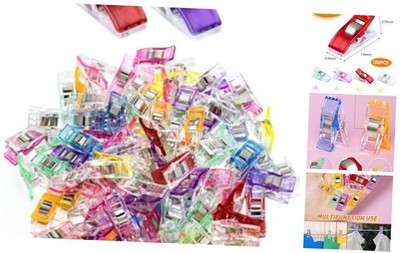 25pcs Multi-Purpose Fabric Sewing Clip，Mini Color Fabric Sewing Clips 