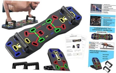 AERLANG Push Up Board, Portable Multi-Function Foldable 10 in P1-Push up board