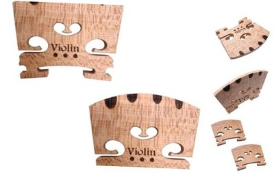 2pcs Violin Bridge 4/4 Full Size Fine Grade Maple Violin Parts Music 