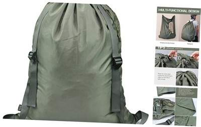 『25 X31 』Hanging Laundry Hamper Bag, 100% Nylon Laundry, Dry & 1 Pack Green