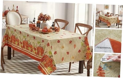  Paisley Pumpkin Shabby Chic Print 60'' x 120'' Oblong/Rectangle Paisley Pumpkins