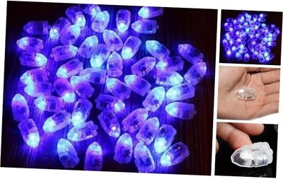  100pcs/lot 100 X Blue Led Flash Ball Lamp Balloon Light long standby time for 