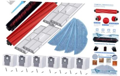 Accessories Kit for Roborock S7 MaxV Ultra / S7 Pro Ultra Vacuum Cleaner, 