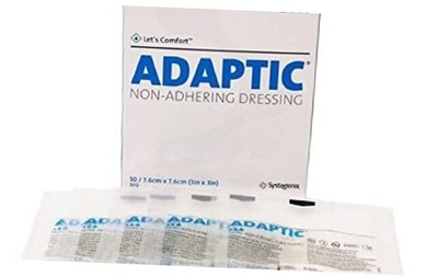 Adaptic Non-Adhering Dressing 3'' x 3'' (Pack of 5) 