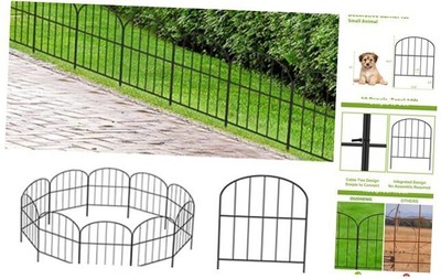  Small Decorative Garden Fence, 10ft (L) x 16.5in (H) Fencing, 10' (L)