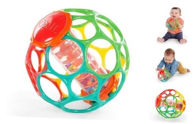  Oball Rollin' Rainstick Rattle Easy-Grasp Toy, Ages 3 Months + 
