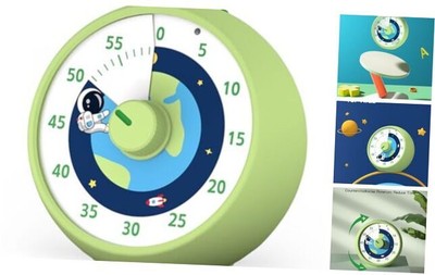 Visual Timer for Kids, 60-Minute Countdown Timer for Classroom, Desk Timer Kid 
