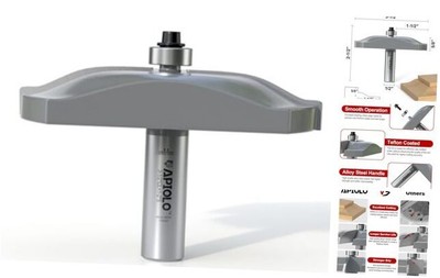 Professional Ogees Ogee - 3-1/2'' Diameter - 1/2'' Shank Raised Panel Router Bit