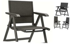 Kettler Basic Plus Folding Multiposition Chair - Gray ...