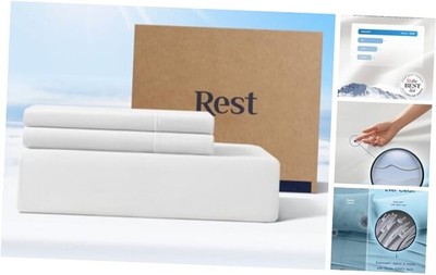  Evercool+ Starter Sheet Set, Queen, White, Queen (No Flat Sheet) Arctic White