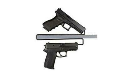Gun Storage Solutions Over Under Handgun Hanger 2 Per Pack OUHH2