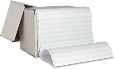 Sparco 1/2-Inch Green Bar Paper, 20 lbs., 1 Part, 14 7/8'' x 8 1/2'' (SPR02182)
