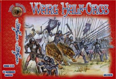 Warg Half-Orcs (12 Mounted Figures) 1/72 Alliance 72018