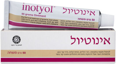 Inotyol Ointment Diaper Rash, Treatment of Infant  Eczema ,Foot Ulcer 50gr