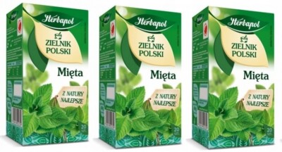 3 X HERBAPOL Polish Herbarium   Mint 3 x 20 bags - 60 bags