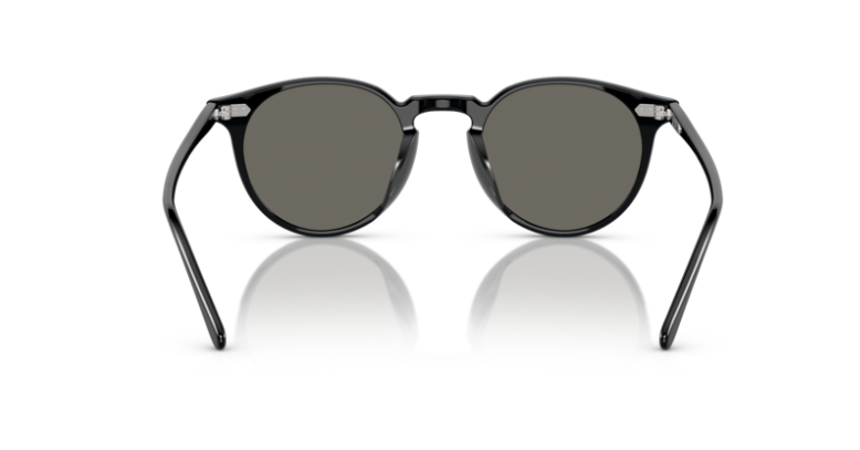 Pre-owned Oliver Peoples 0ov5529su N.02 Sun 1731r5 Black/carbon Grey 48mm Men's Sunglasses In Gray