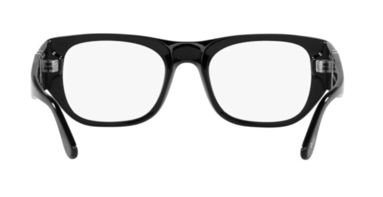 Pre-owned Persol 0po3308s 95/gh Black/transitions 8 Grey Square Unisex Sunglasses