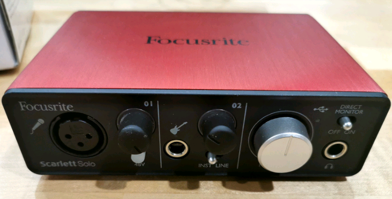Focusrite Scarlett Solo USB interface | in Torquay, Devon | Gumtree