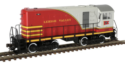 Atlas HO Scale Alco HH600/660 (LokSound/DCC) Lehigh Valley/LV (Cornell Red) #116